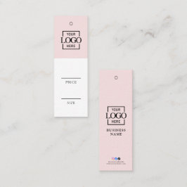 Étiquette de prix de vêtements de logo d'entrepris