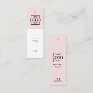 Étiquette de prix de vêtements de logo d'entrepris