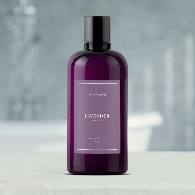 Étiquette de produit couleur modifiable à bordure  (Créateur téléchargé)