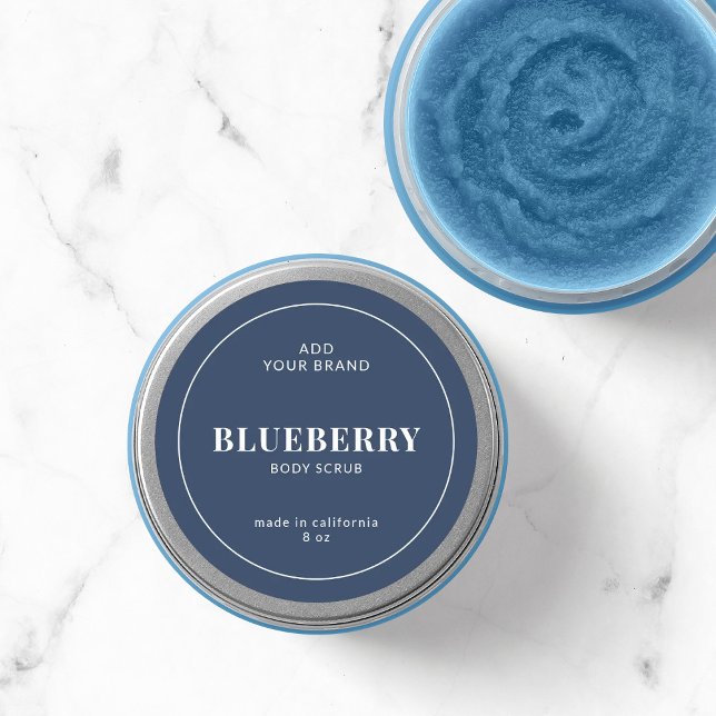 Étiquette de produit couleur modifiable à bordure  (Créateur téléchargé)