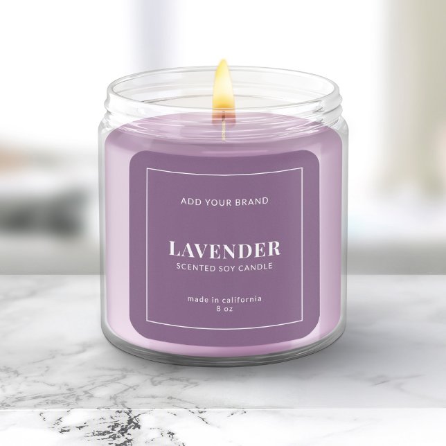 Étiquette de produit couleur modifiable à bordure  (Créateur téléchargé)