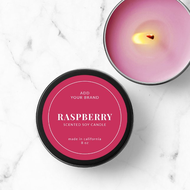 Étiquette de produit couleur modifiable à bordure  (Créateur téléchargé)