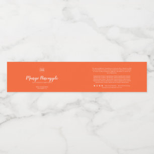 Étiquette de produit de la machine à écrire couleu