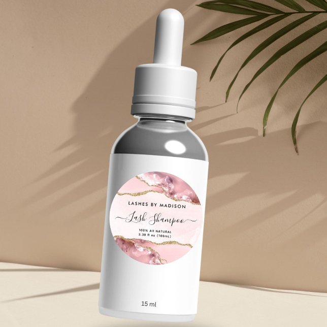 Étiquette de produit de Parties scintillant en mar (Créateur téléchargé)