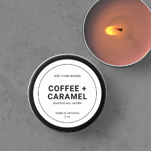 Étiquette de produit minimaliste moderne à bordure