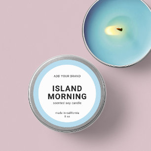 Étiquette de produit minimaliste moderne de couleu