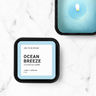 Étiquette de produit minimaliste moderne de couleu