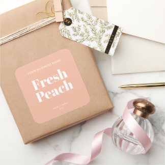Étiquette de produit minimaliste pour bougie