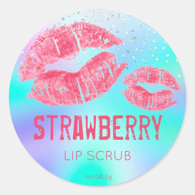Étiquette de produit Pastel Shimmer Lip Scruter (Devant)