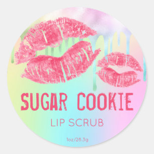 Étiquette de produit Pastel Shimmer Lip Scruter