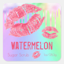 Étiquette de produit Pastel Shimmer Sugar Scruter