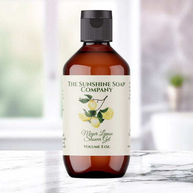 Étiquette de produit pour le bain et le corps - ci (Créateur téléchargé)