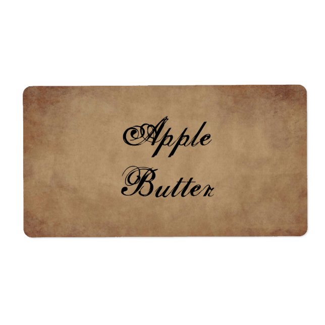 Étiquette de produit principal (Devant)