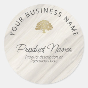 Étiquette de produit Spa naturel