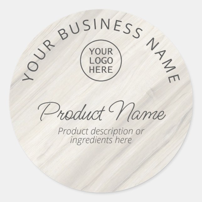 Étiquette de produit Spa naturel (Devant)