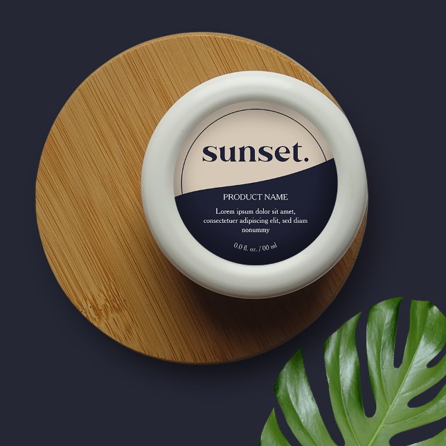 Étiquette de produits Logo Moderne (Créateur téléchargé)