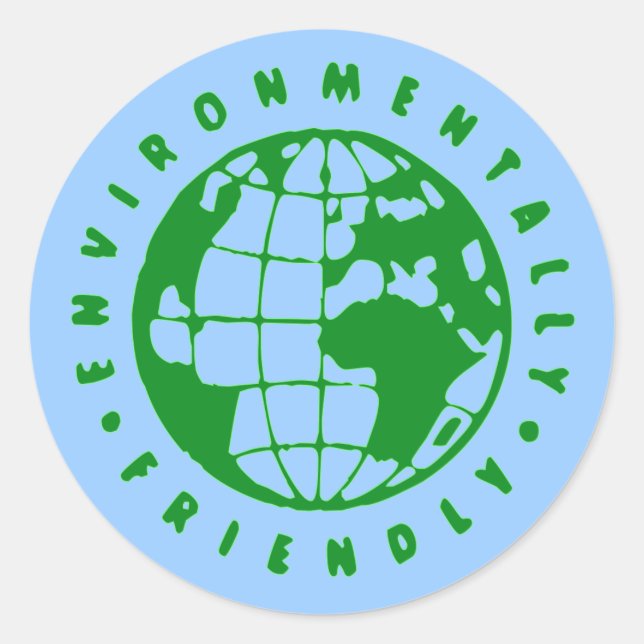 Étiquette de produits respectueux de l'environneme (Devant)