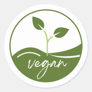 Étiquette de produits Vegan