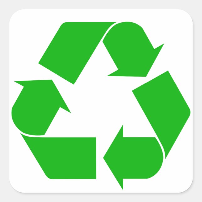 Étiquette de recyclage (Devant)