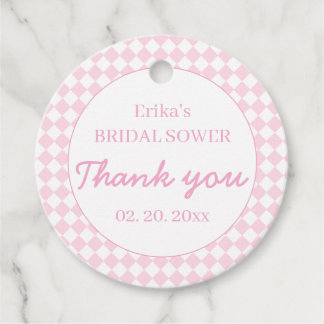 Étiquette de remerciement de baby shower de mariag