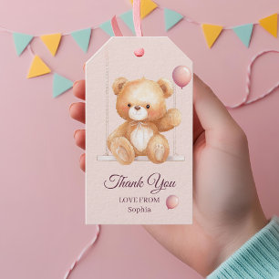 Étiquette de remerciement Ourson – Cadeau personna