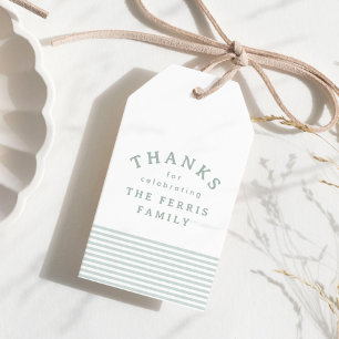 étiquette de remerciement pour baby shower à rayur