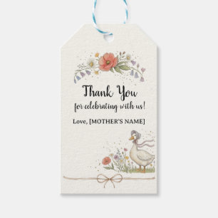Étiquette de remerciement pour Baby Shower Mother