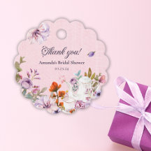 Étiquette de remerciement pour Baby Shower sur le