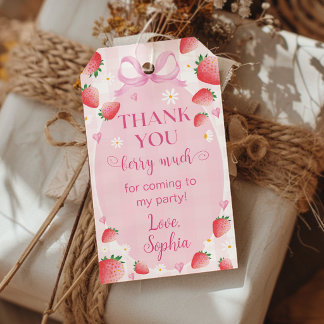 Étiquette de remerciement pour fête d'anniversaire