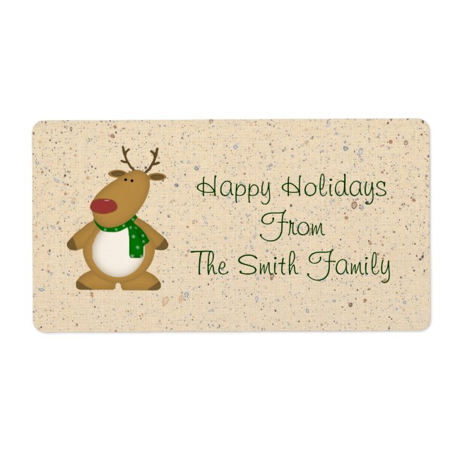 Étiquette de rennes du pays (Devant)