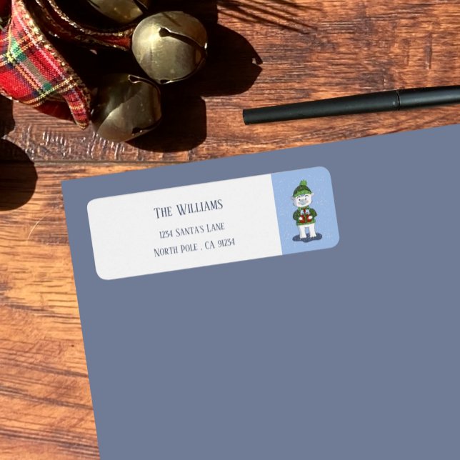 Étiquette de retour de vacances Ours polaire avec  (Créateur téléchargé)