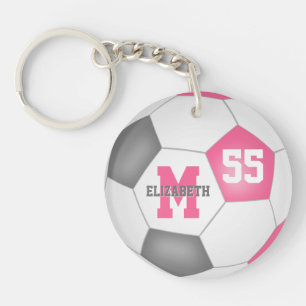 étiquette de sac de football blanc rose
