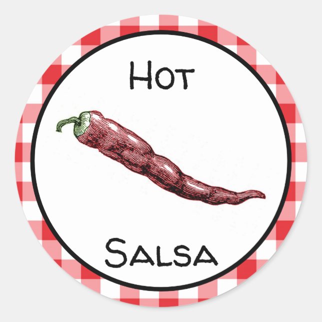 Étiquette de salsa (Devant)