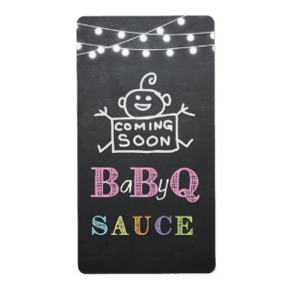 étiquette de sauce babyq / sticker babyq