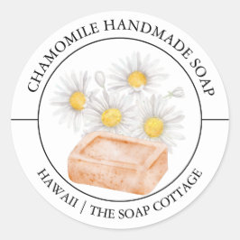 Étiquette de savon Chamomile
