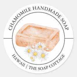 Étiquette de savon Chamomile