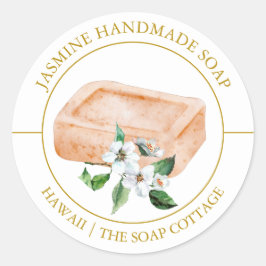 Étiquette de savon Jasmine