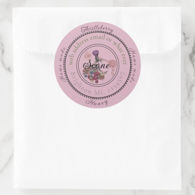 étiquette de savon personnalisable grand (Sac)