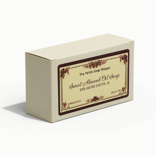 Étiquette de savon vintage français / cosmétiques