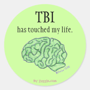 Étiquette de sensibilisation TBI