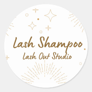 Étiquette de shampooing Lash
