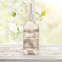 étiquette de style vintage feuille de pearde savon