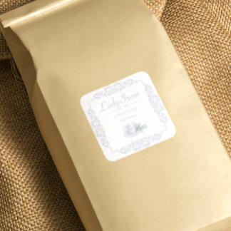 étiquette de thé blanc personnalisé vintage