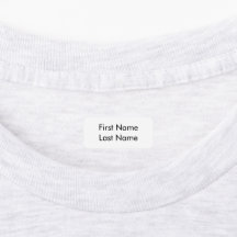 Étiquette de vêtements