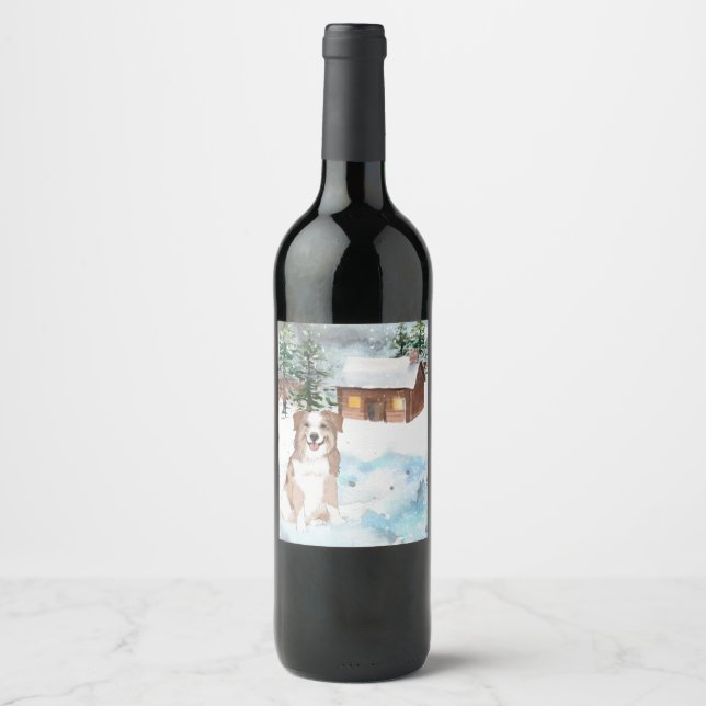 Étiquette de vin australien Shepherd (rouge) (Devant)