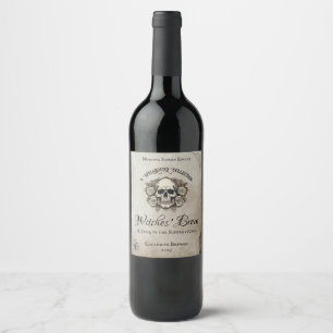 Étiquette de vin de brew sorcière personnalisable
