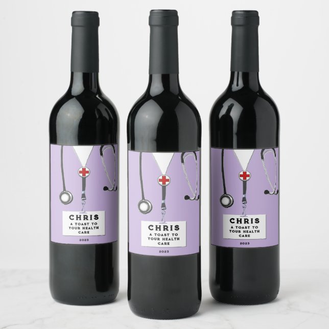Étiquette de vin du Doctor Party (Bouteilles)