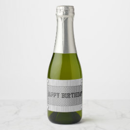 Étiquette de vin étouffant en métal et acier