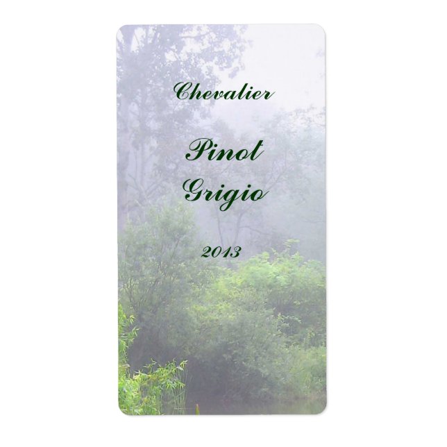 Étiquette de vin Mist (Devant)