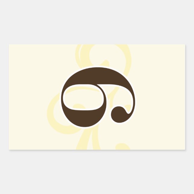 Étiquette de vin Numéro de tableau Stickers 6 (Devant)